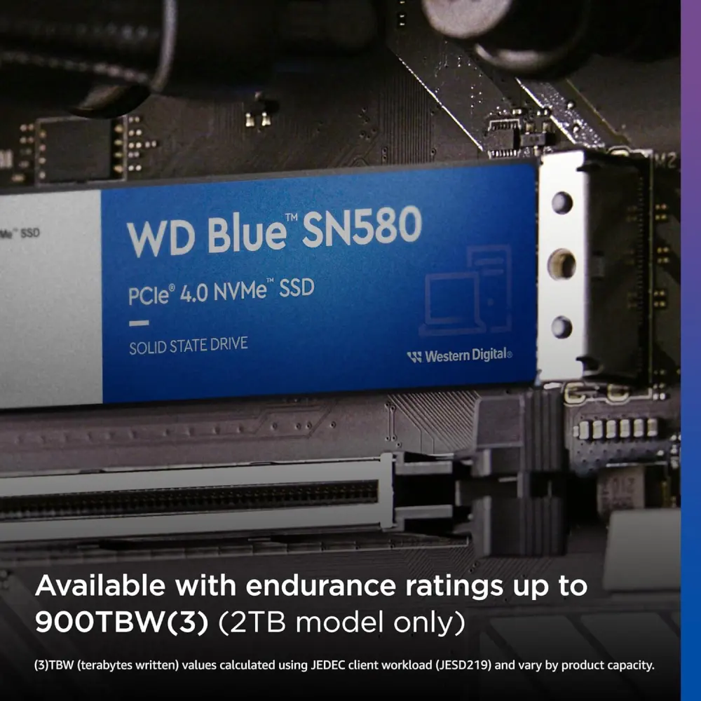 WD Internal SSD NVMe Blue 250GB (SN580) view 5